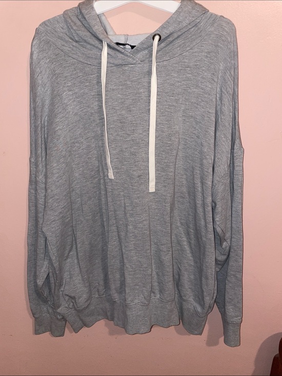 Buffalo David Bitton Sweaters - Buffalo David Bitton Light Gray Crewneck Hoodie Sweater